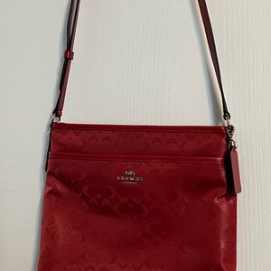 Coach crossbody nylon bag